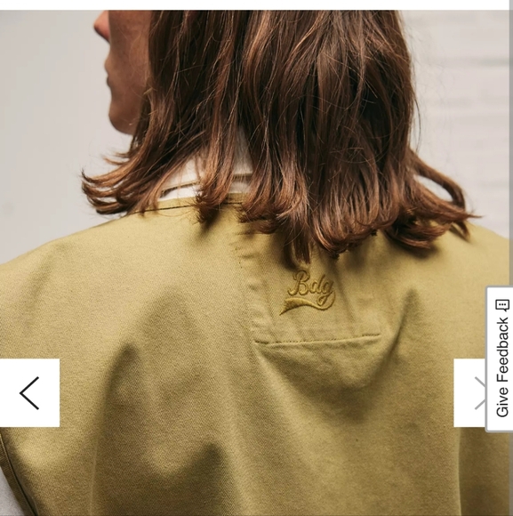 BDG Embroidered Green Vest Urban Outfitters - Picture 12 of 14